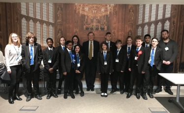 Chase High visit to Parliament